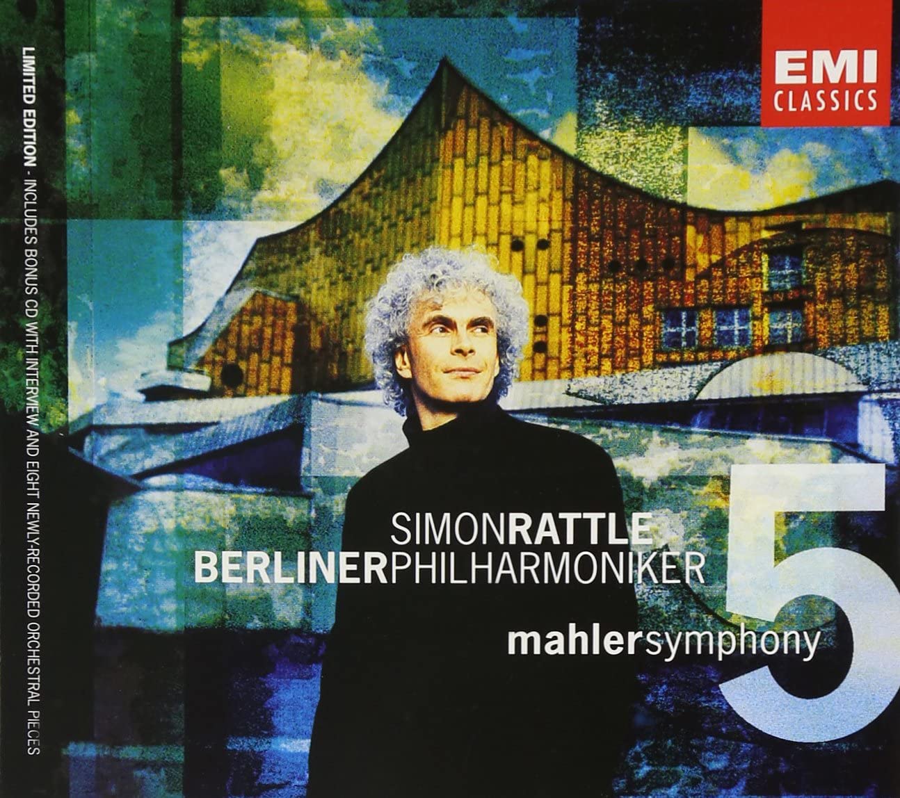 CD ГУСТАВ МАЛЕР - СЭР САЙМОН РЭТТЛ, B - Симфония №. 5 5574242 EMI Classics 2002 US Классика Б/У